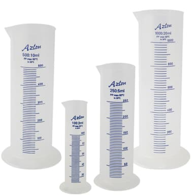 Cylinder Squat Graduated, PP 1000mL, 1/CS