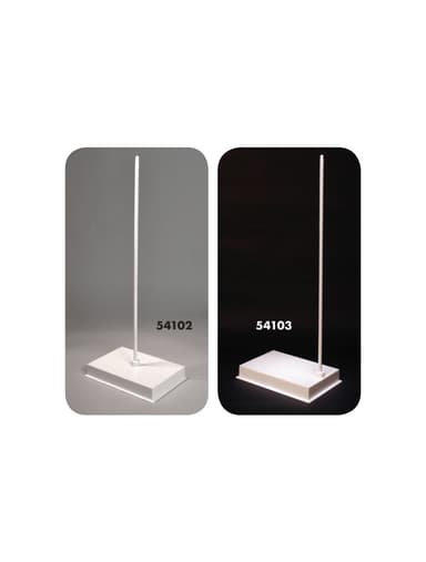 SUPPORT STAND W/ ROD, PLASTIC, 8³ X 12³ BASE, 30³ ROD SIDE HOLE