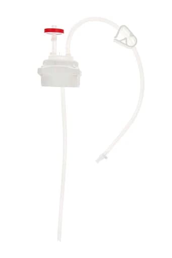 EZBio® Flask Cap Assembly 1L VersaCap® 53B, PC,  EZBio Tubing  w/ Plug and Vented w/ Diptube