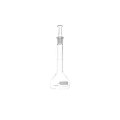 PYREX 25mL Class A Volumetric Flasks with PYREX Glass Standard Taper Stopper