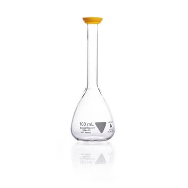 Volumetric Flask, Class A, with Polyethylene Snap Cap,2000ML,VALUEWAR