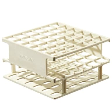 Test Tube Half-Rack Unwire Wht 16 mm