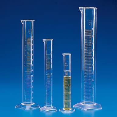 Graduated Cylinder, PMP (TPX), Molded Graduations, 25mL