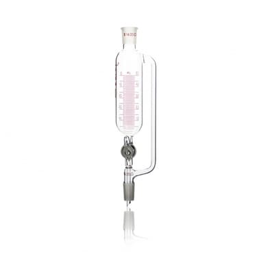 Graduated Addition Funnel Without Stopper and With Glass Stopcock 250 ML