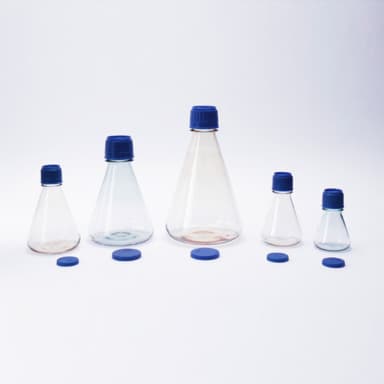 Flask Erlenmeyer Sterile Baf, PC 500mL, 12/PK