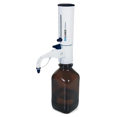 10-100mL SCI-Spense2 bottletop dispenser 45mm thread, c/w 5 adapters
