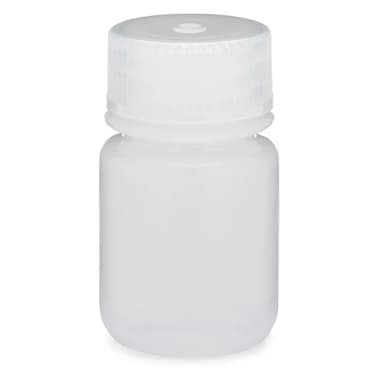 Bottle, Wide Mouth, LDPE Bottle, Attached PP Screw Cap, 30mL, 12/Pack