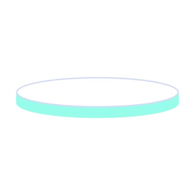 N 19 Septa Silicone blue transparent/PTFE white , 45°, 1.3