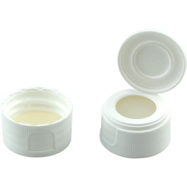 N24 PP screw cap (bonded), white