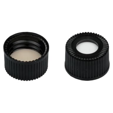 N15 PP screw cap (bonded, 15-425), black