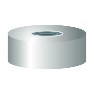 N20 Magnetic crimp cap, silver