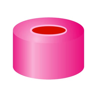 N11 Aluminium crimp cap, red