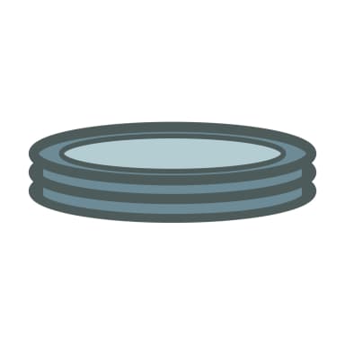 N 20 septa Butyl dark gray/centrical PTFE-lamination gray