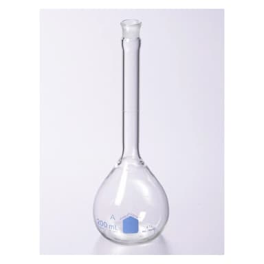 PYREX VISTA 250mL Class A Volumetric Flasks with PYREX Glass Standard Taper Stopper