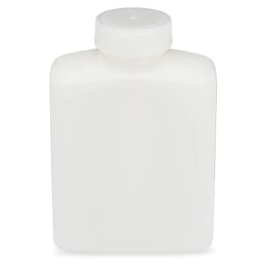 Bottle, Rectangular, HDPE Bottle, 53mm PP Screw Cap, 1000mL (32oz), 6/Pack