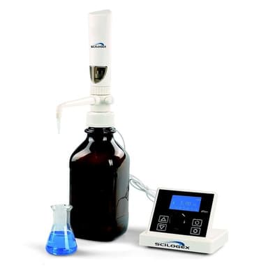 IFlow Motorized LCD Digital Bottle Top Dispenser, 0.1-99.9ml, 110-240V, 50/60Hz, Euro Plug