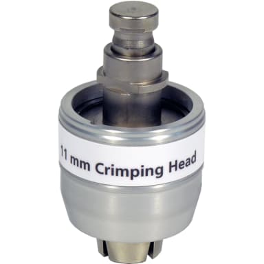 Crimping head for 8 mm Crimp Caps