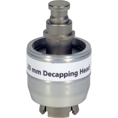 Decapping head for 20 mm Crimp Caps