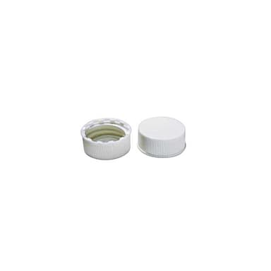 CAP,White Polypropylene ClosuresSCINT VIAL,15-425