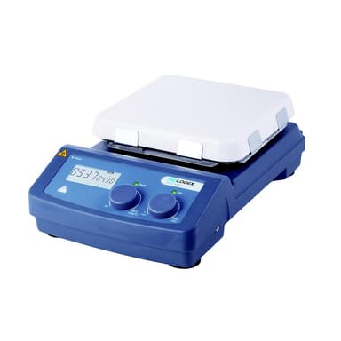 SCI550-Pro LCD Digital 7 x 7 Magnetic Hotplate Stirrer, ceramic-glass plate, 220-240V, 50/60Hz UK Plug