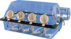 Multiple Station Glove Box 60"w x 38"d x 31"h
