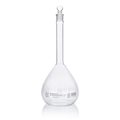 Flask, PP, Volumetric with Screw Cap, 500mL