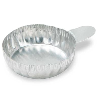 Aluminum Dish, 30mm, 0.3g (8mL), Crimped Side with Tab - PK/1