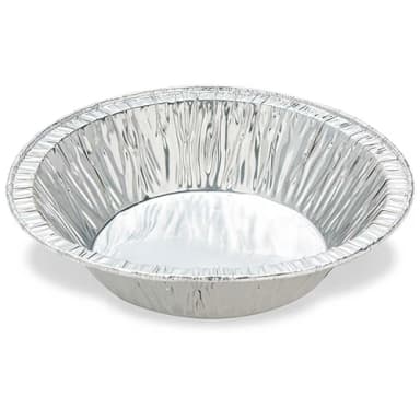 Aluminum Weigh Dish,127mm OD, 200ml, Crimped Side and Curled Lip - PK/1