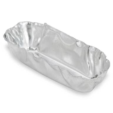 Aluminum Micro Weigh Dish, Rectangle, 25L x 7W x 7H mm, 1.12ml - PK/1
