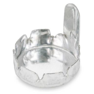 Aluminum Micro Weigh Dish,Round, 13mm x 3.5mm, .35ml - cs-2400