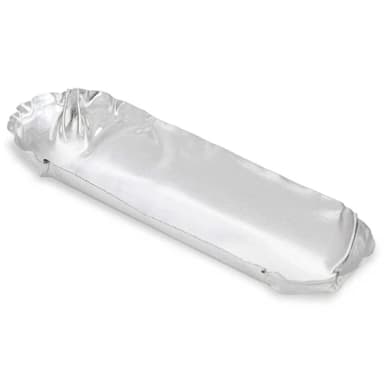 Aluminum Weigh Dish, U Round, 65 L x 18W x 9mmH, 10ml - PK/1
