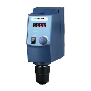 SCI40-S Overhead LED Digital Stirrer, with s/steel cross stirrer, 40L Capacity, 100-220V 50/60Hz, Euro Plug