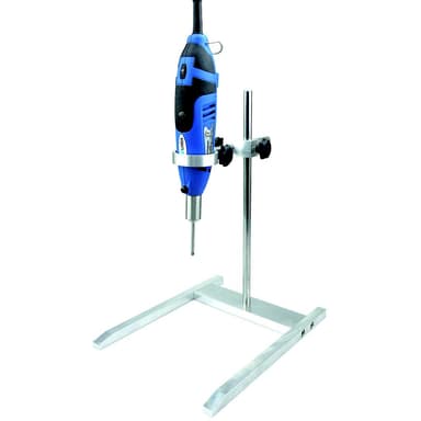 D160 Homogenizer Package - Drive Motor, DS-160/10 10mm dia. generator, flat head-open slot, 115mm immerse length, H-370 stand, for solid/liquid media, volumes 1- 250ml, 220V, 50Hz, Euro Plug