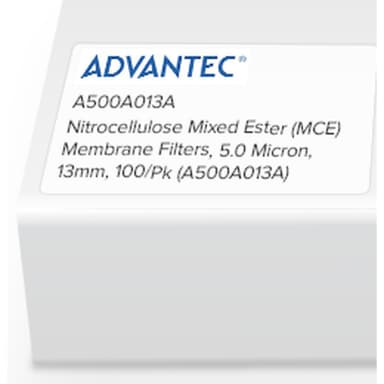 Nitrocellulose Mixed Ester (MCE) Membrane Filters, 5.0 Micron, 13mm, 100/Pk