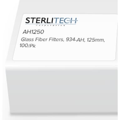 934-AH Borosilicate Glass Microfiber, 125mm, 100/Pk