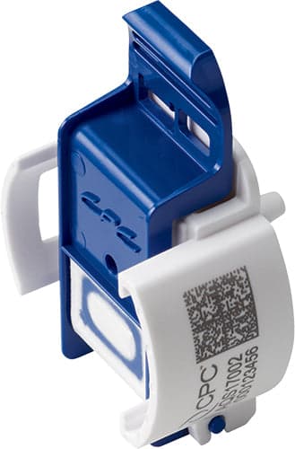 CPC® AseptiQuik S Connector, 1/8" Hose Barb Genderless, PC, AQS17002, 5/PK