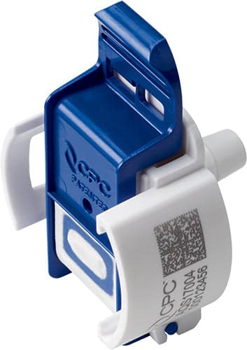 CPC® AseptiQuik S Connector,  1/4" Hose Barb Genderless, PC, AQS17004, 25/PK