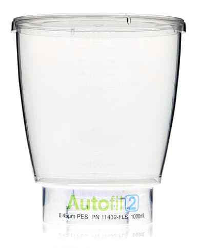 Autofil® Sterile Disposable Bottle Top Vacuum Filters with 0.1 µm PES Membrane for Mycoplasma Removal, 1,000 mL, 24/CS