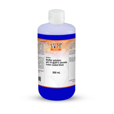 Buffer Solution pH 10.0 @ 25°C Borate Color Coded Blue