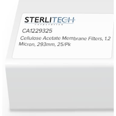 Cellulose Acetate Membrane Filters, 1.2 Micron, 293mm, 25/pk