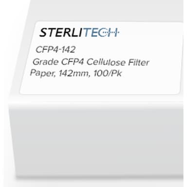 Grade CFP4 Cellulose Filter Paper, 142mm, 100/Pk