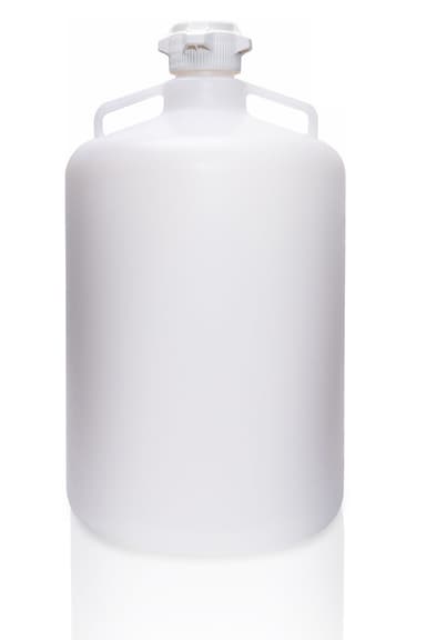 EZLabpure™ 50 L Round Carboy, PP, Foxx 83B VersaCap, 1/EA