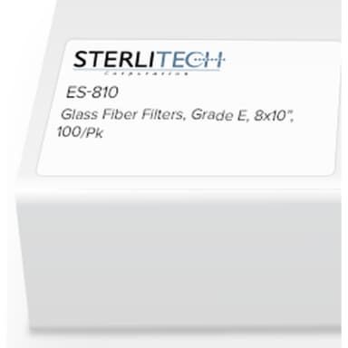 Grade E Borosilicate Glass Microfiber, 8 x 10mm, 100/Pk