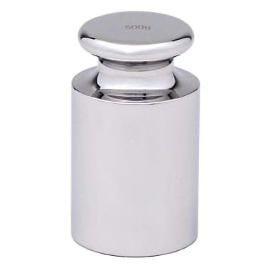 500G-C Calibration Weight , 500g, OIML Class F1, includes ISO 17025:2017 Cert. of Calibration