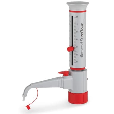30 Bottle Top Dispenser, Diamond SureFlow, with Recirculation, 2.5mL to 30.0mL, 0.5mL increments