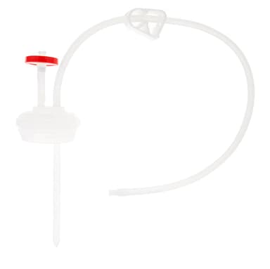 EZBio®pure Titanium Round SU 250mL Cap Assembly w/ EZBio® Tubing, Plug and GL45 VersaCap®, 20/CS