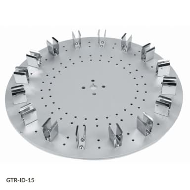 15 Tube Holder Disk for use with GTR-ID Series Tube Rotators, 16-Place Disk, for 15mL Centrifuge Tubes