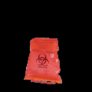 Biohazard Bags, PP 25x33" (635x838mm), Red