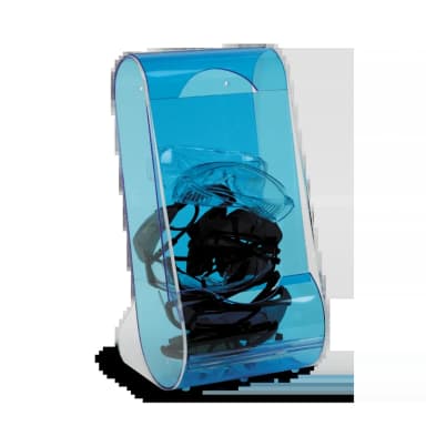 Clearly Safe Acrylic Eyeglass Dispenser Counter or Wall Mount, Blue
