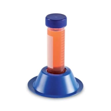 Polystyrene Friction-Fit Tube Rack, Blue